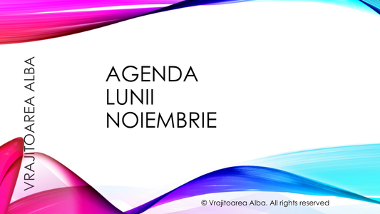 Agenda Lunii Noiembrie